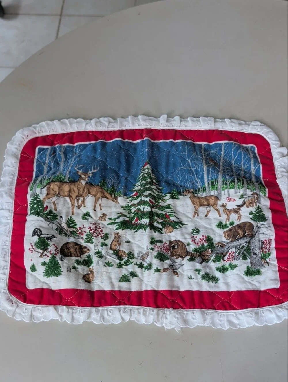 VTG Lot Of 2 Holiday Christmas Winter Decor